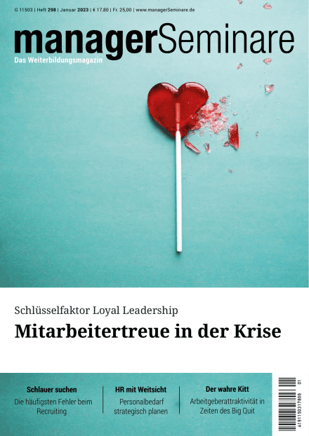 Cover managerSeminare 298 vom 16.12.2022